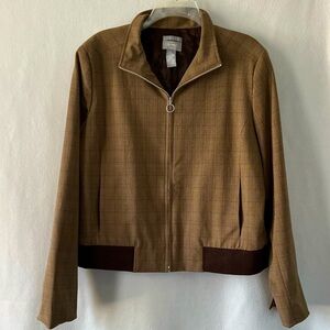 Old Navy Size XL Brown/Red Lined Outerwear Jacket.